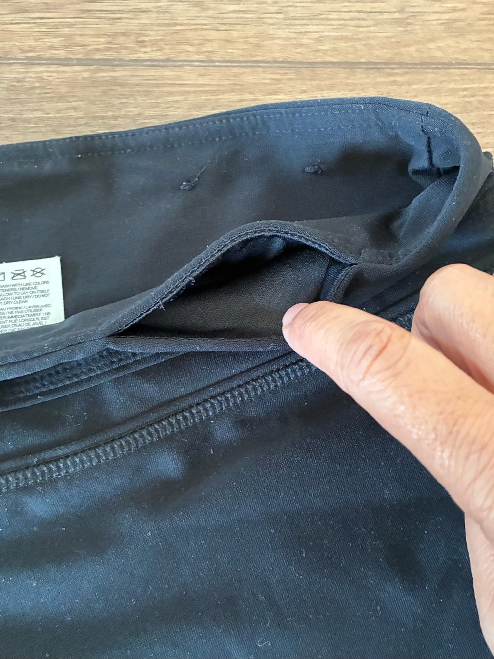 Nike Dri-FIT Black Bootcut Yoga Pants Hidden Pocket. Size Women's Large - Picture 6 of 12